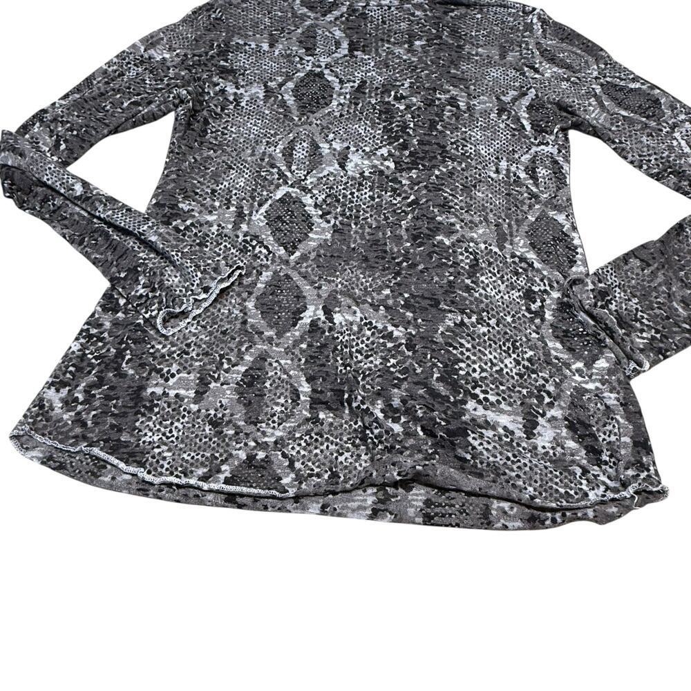 LNA Burnout Lyon Snakeskin Python Turtleneck XS - image 4